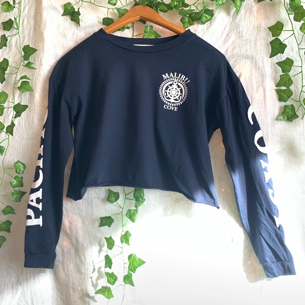 Pacific Coast cropped long sleeve shirt